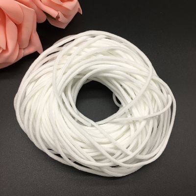Mặt nạ y tế Dây đàn hồi và băng vải EarLoop Nylon Polyester Spandex Round