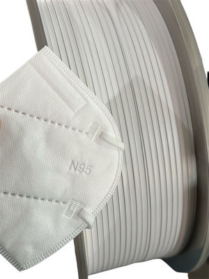 Cầu mũi kim loại có thể uốn cong lõi đôi 5 mm cho mặt nạ N95