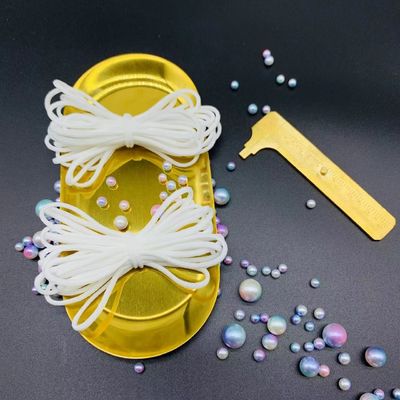 L'orecchio elastico della maschera chirurgica avvolge per la banda di elastico bianca del ciclo dell'orecchio della maschera di protezione 3mm