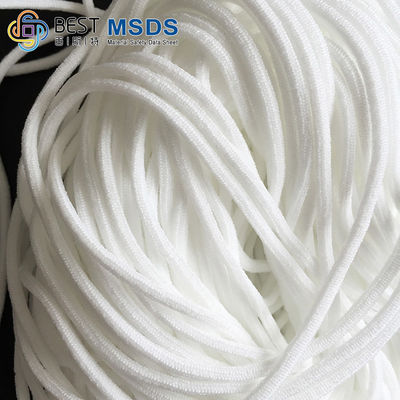 Vòng đeo tai đàn hồi tròn mềm Dây cho mặt nạ Spandex Polyester 3.0mm 2.8mm