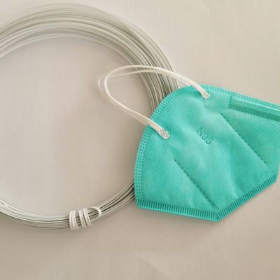 Double Core Hidung Kawat Jembatan Plastik Untuk Masker Wajah 3.5mm 5.0mm