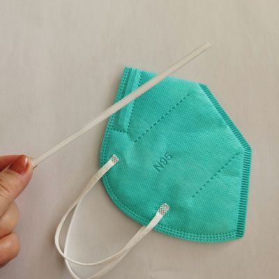 Double Core Hidung Kawat Jembatan Plastik Untuk Masker Wajah 3.5mm 5.0mm