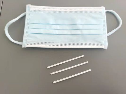 Dải mũi kim loại 5MM Dây mũi lõi đôi PP có thể điều chỉnh màu trắng