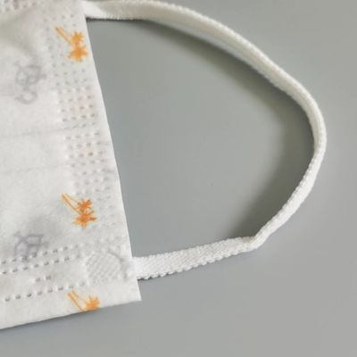 Dây đeo tai mềm bằng nylon Dây đàn hồi Polyester Chất liệu mặt nạ dùng một lần 6mm