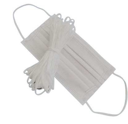 Mặt nạ Dây đàn hồi dái tai phẳng 1/8 inch 1/4 inch 5MM Polyester