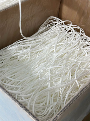 Vòng tai phẳng 5 mm Dây đàn hồi Vòng tai Polyester Spandex màu trắng cho mặt nạ 3D Hàn Quốc