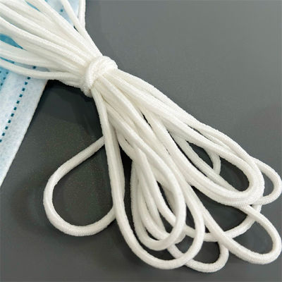 4mm 2.8mm 2mm 2.5 Mm 3mm Dây đàn hồi tròn mềm Dây Polyester trắng