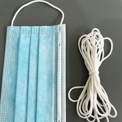 Vòng tai co giãn màu trắng Chủ đề Vòng đeo tai Dây thun mềm 2,5-2,8mm