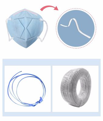 Mặt nạ y tế 3d màu đen Dây mũi Dây đôi Cầu mũi 5.0mm